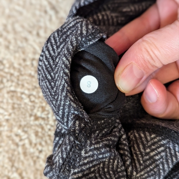 lululemon Gray Herringbone Leggings - Picture 7 of 7